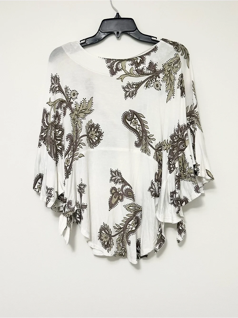 Free People flutter tunic neutral