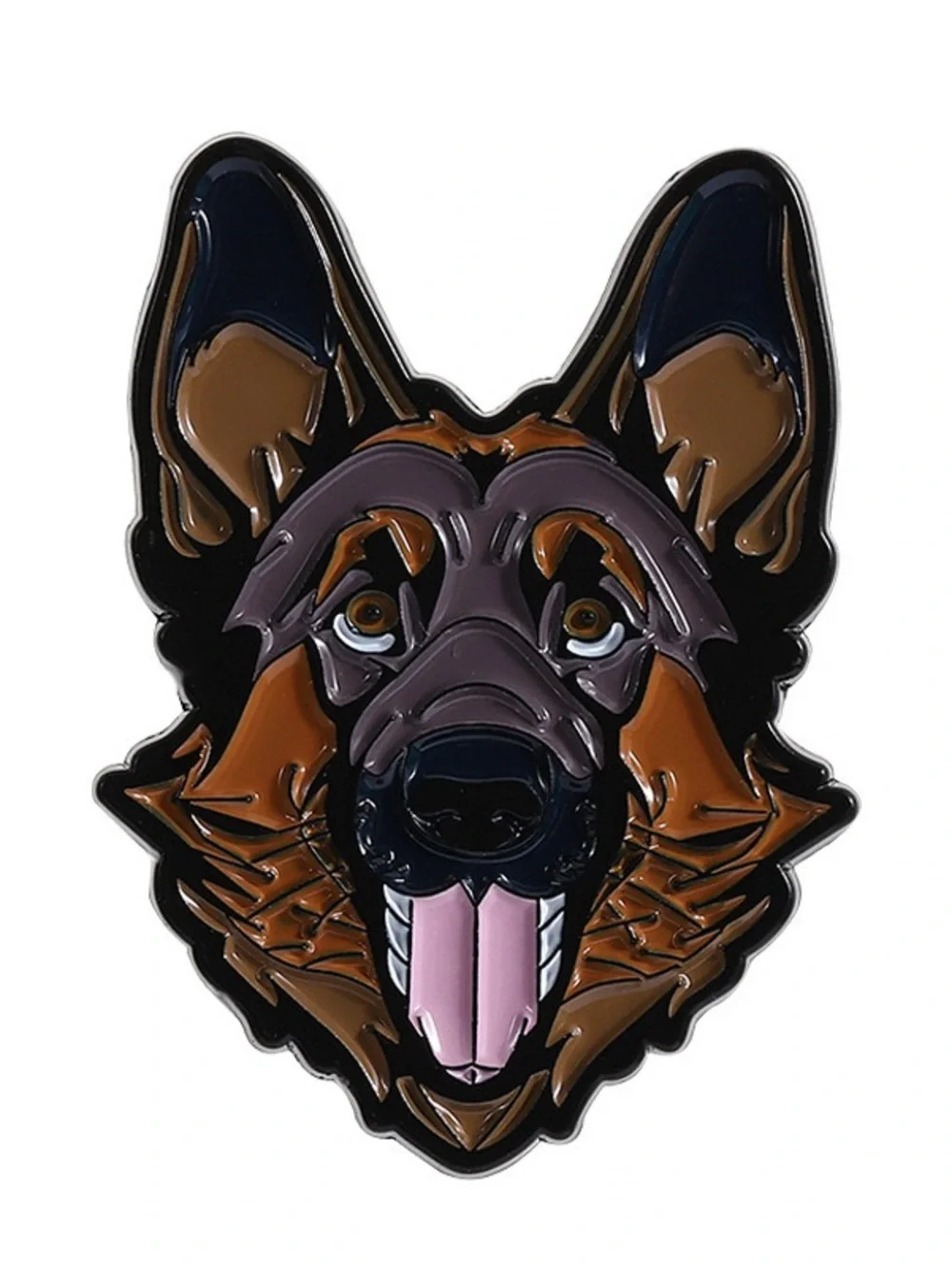 German Shepherd Enamel Pin | German Shepherd Dog Lapel Pin | GSD Lover Gift