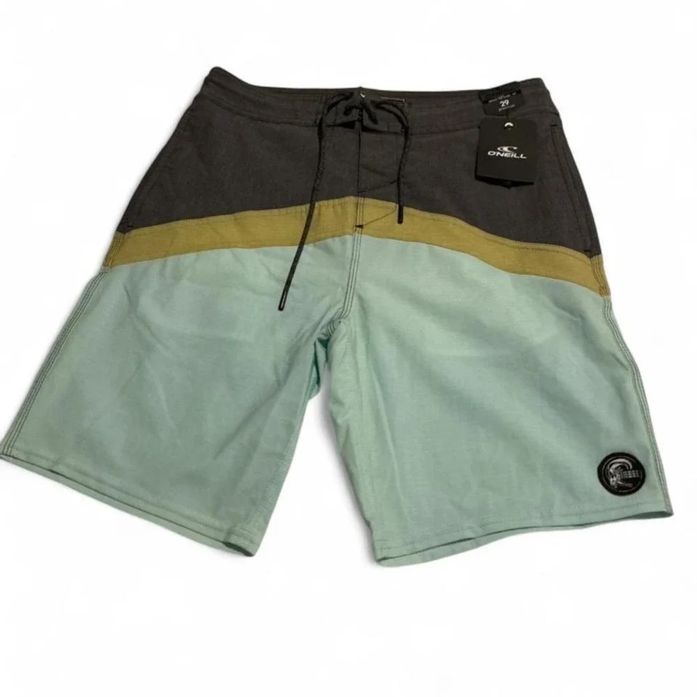O'Neill Verge‎ Cruzer Boardshorts Mens 29 Sage Charcoal NEW SP0106016 Stretch