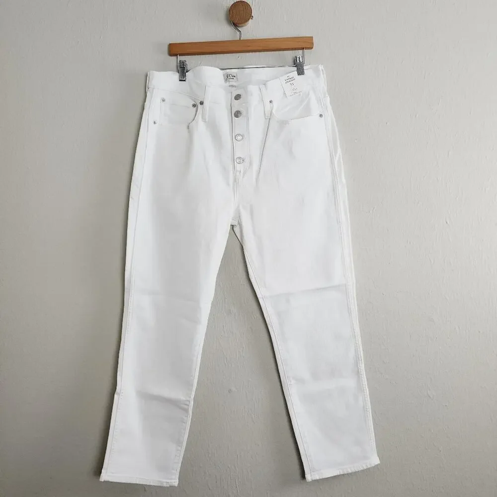 J.Crew NWT White Vintage 10