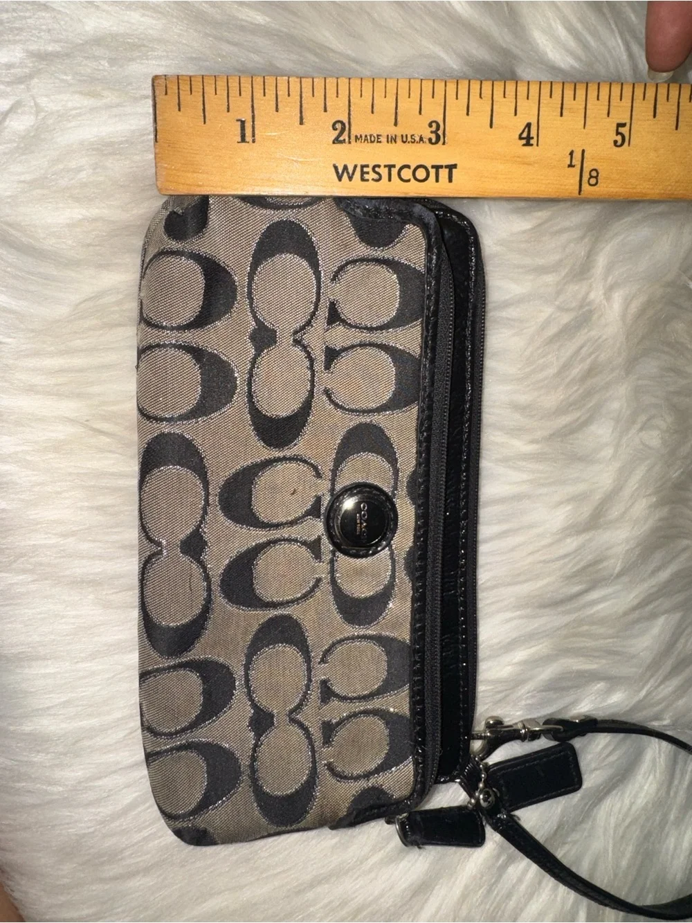Coach wristlet signature