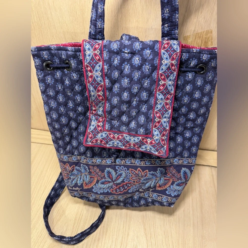 Vera Bradley Vintage Mimi Backpack Blue