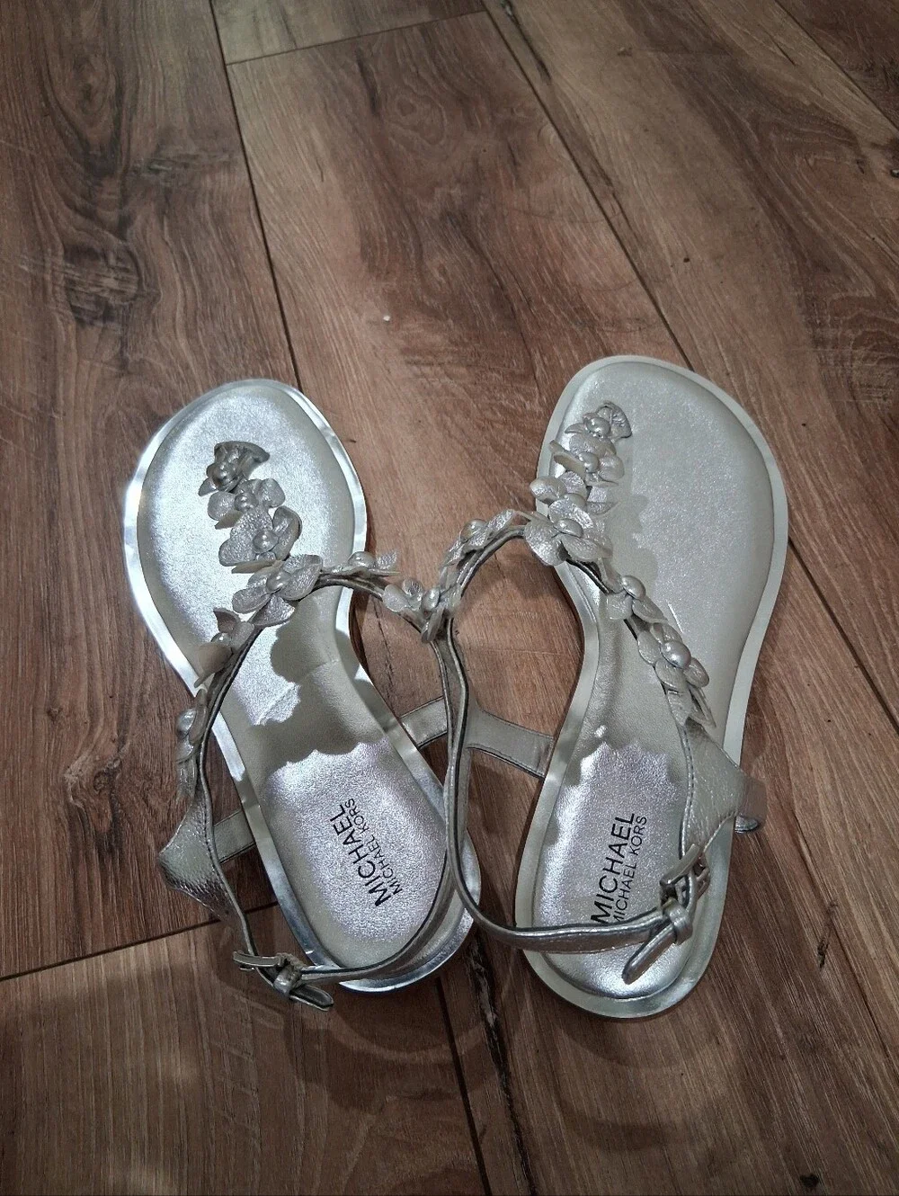 Michael Kors shimmery silver