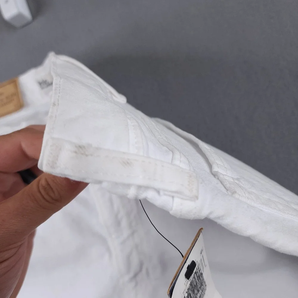 Polo Ralph Lauren Varick Slim Straight White Garment Dyed Stretch Jean Men 40x32