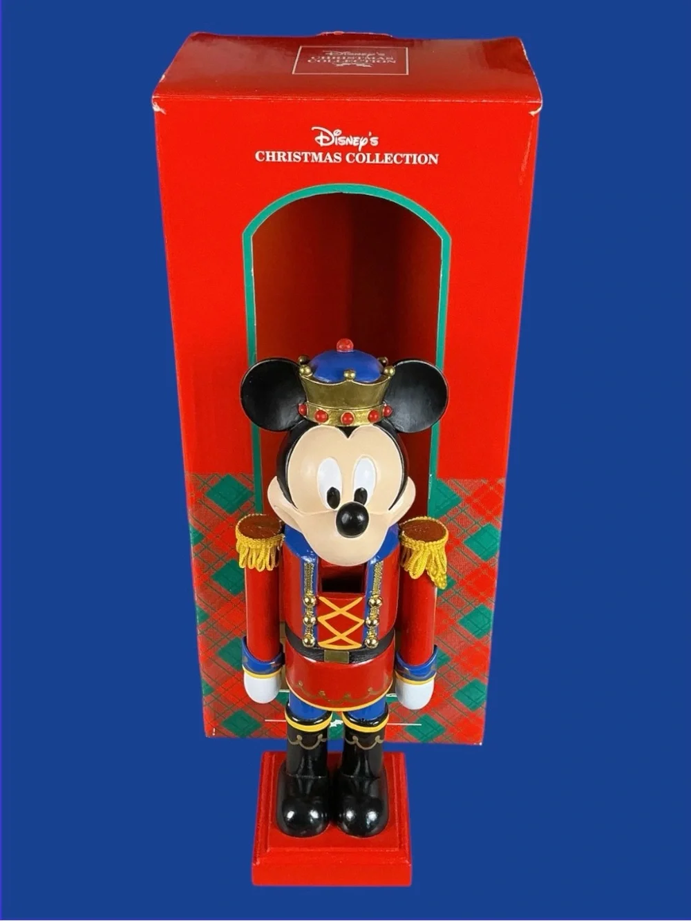 Vintage Disney 90s Y2K Retro Christmas Collection Mickey Mouse Nutcracker Figure