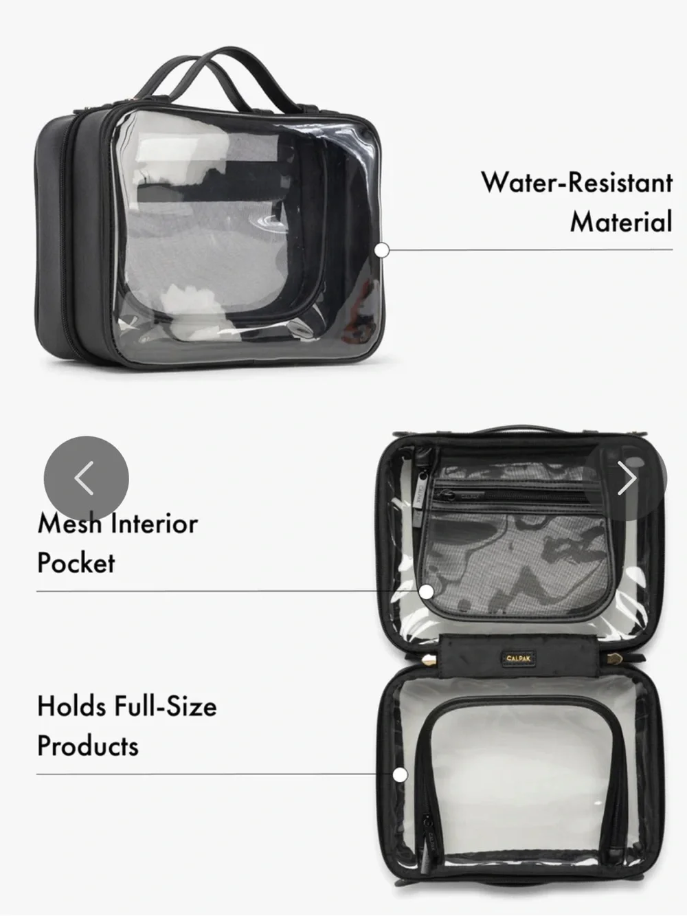 Calpak medium clear