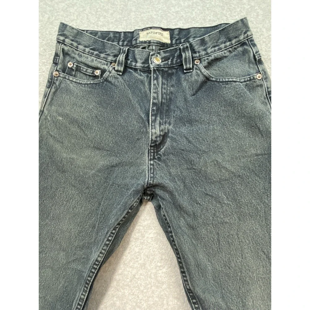Rapidfire London Regular‎ Fit Straight Leg Casual Jeans Men's 32x31 Denim
