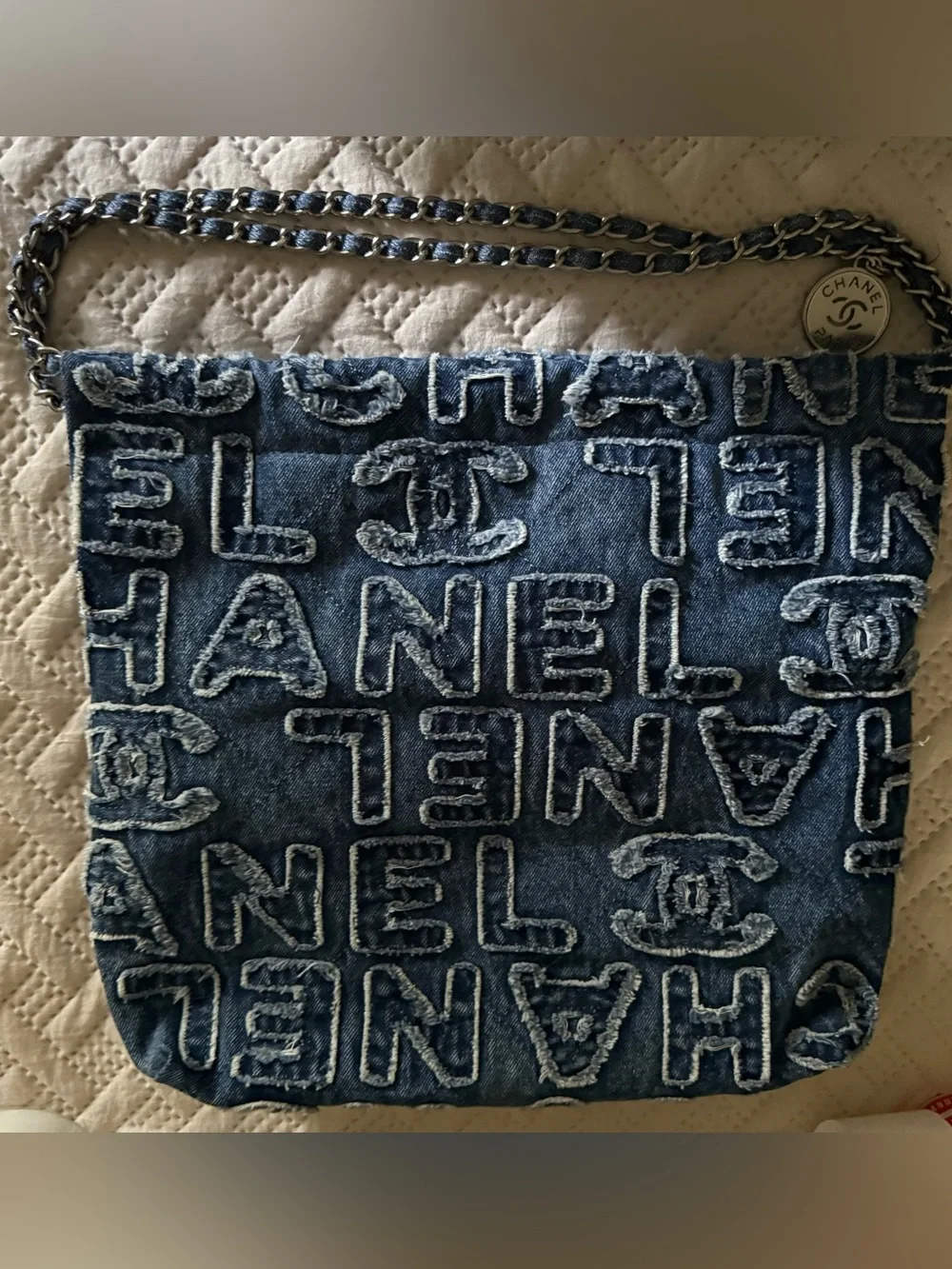 Source Unknown navy denim