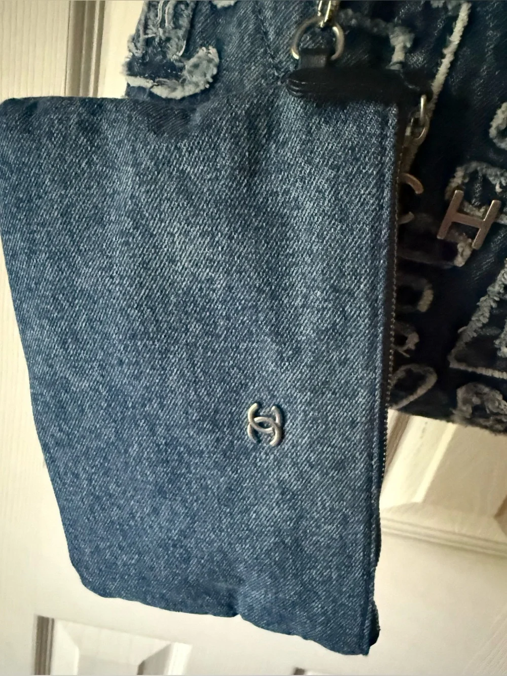 Source Unknown navy denim
