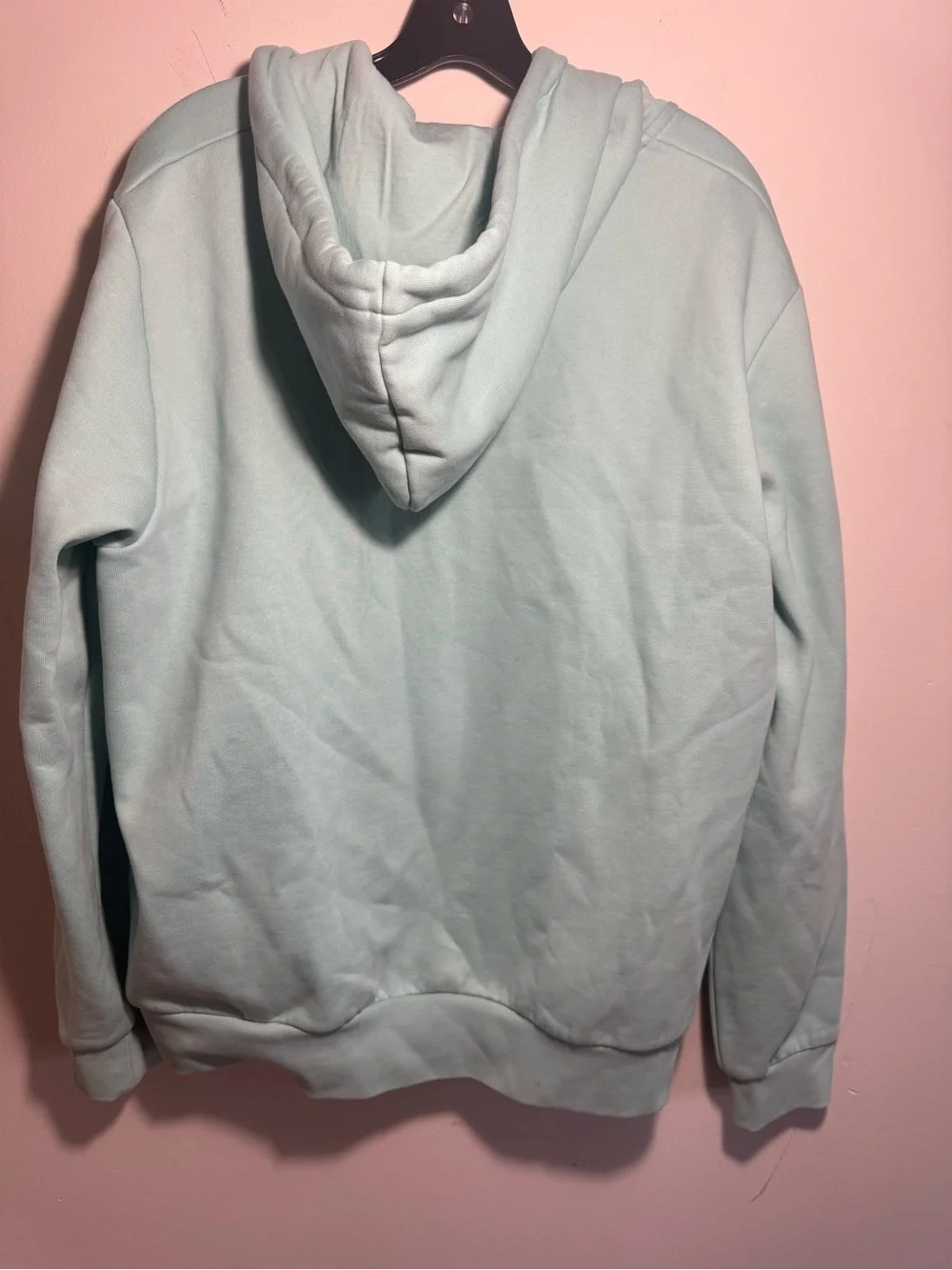 Lacoste Men’s Zip-Up Fleece Hoodie in mint green size XL