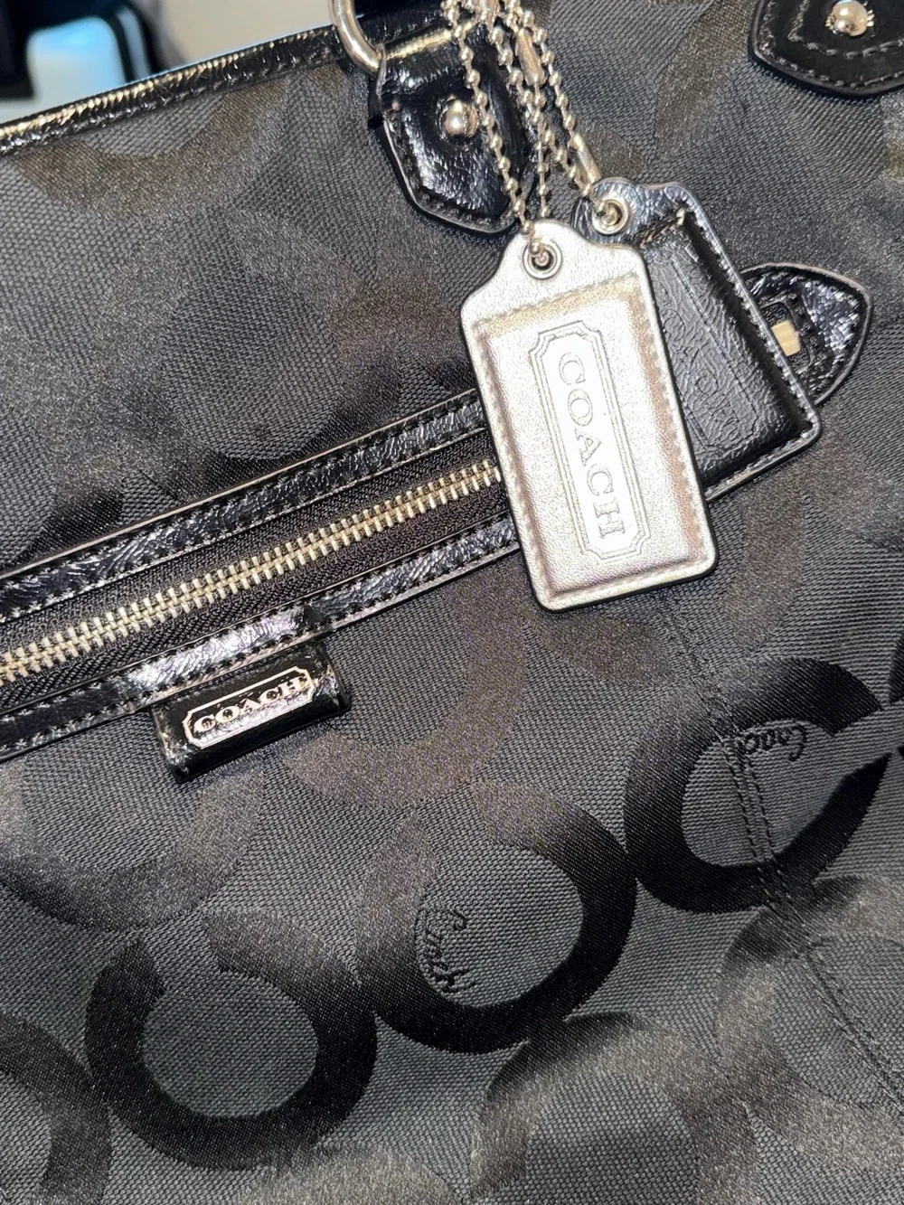 Coach shoulder tote