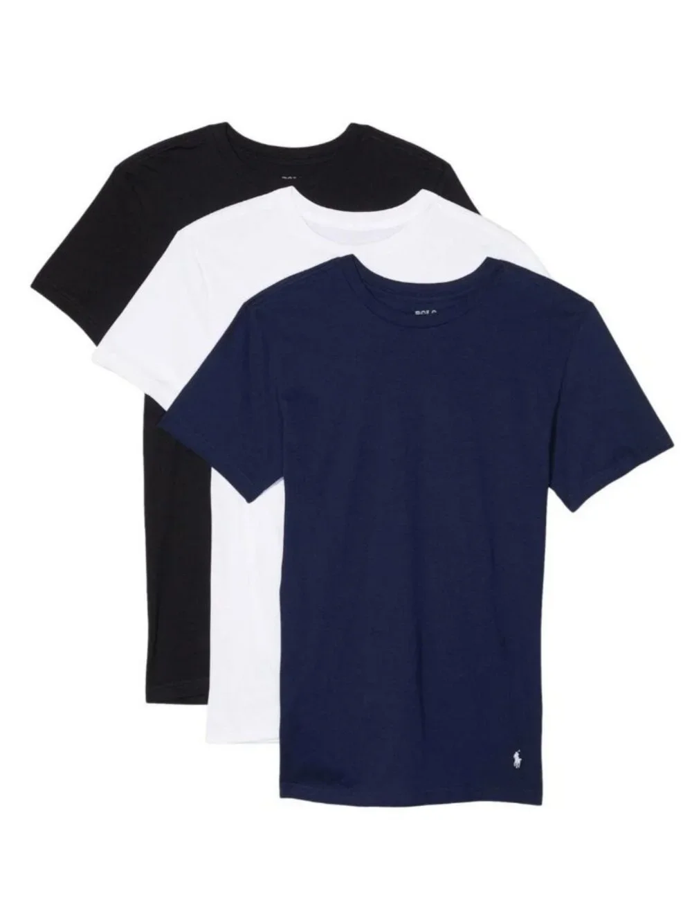 Polo Ralph Lauren Crew Shirts Undershirts 3 Pack Slim Fit W/ Wicking Men's XL