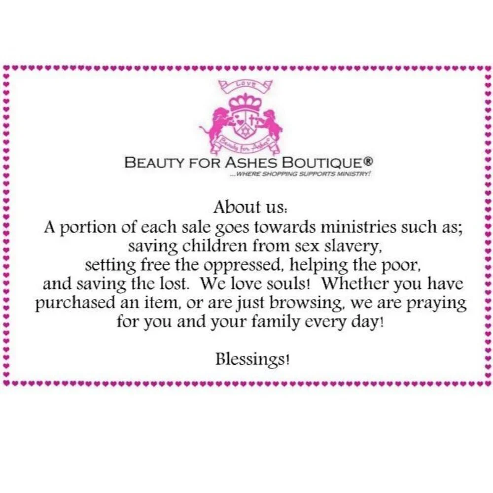 Beauty for Ashes elegant 12mm