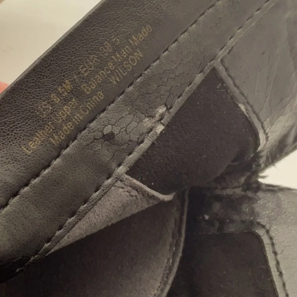 Sam‎ Edelman black Wilson Boot Size 8.5 Wedge Heel Black Suede Bootie Almond Toe