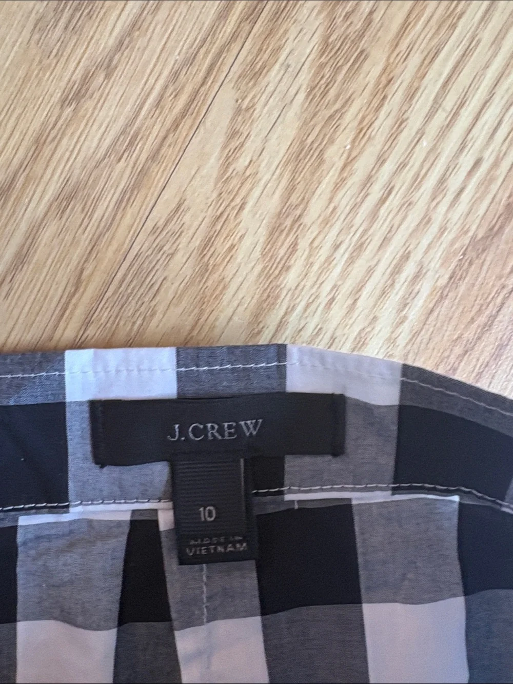 J. Crew playful gingham