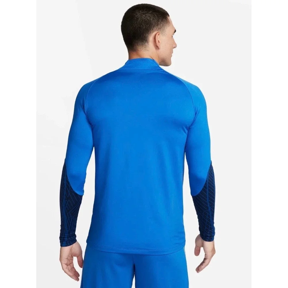Nike Dri-FIT Slim Fit Long‎ Sleeve 1/4 Zip Athletic Training Top Men's XL Blue