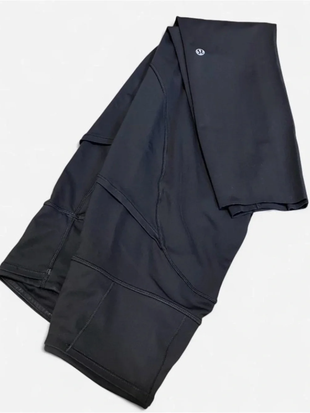 Lululemon Black High Rise Running Leggings With Side Pockets Women’s Size 4