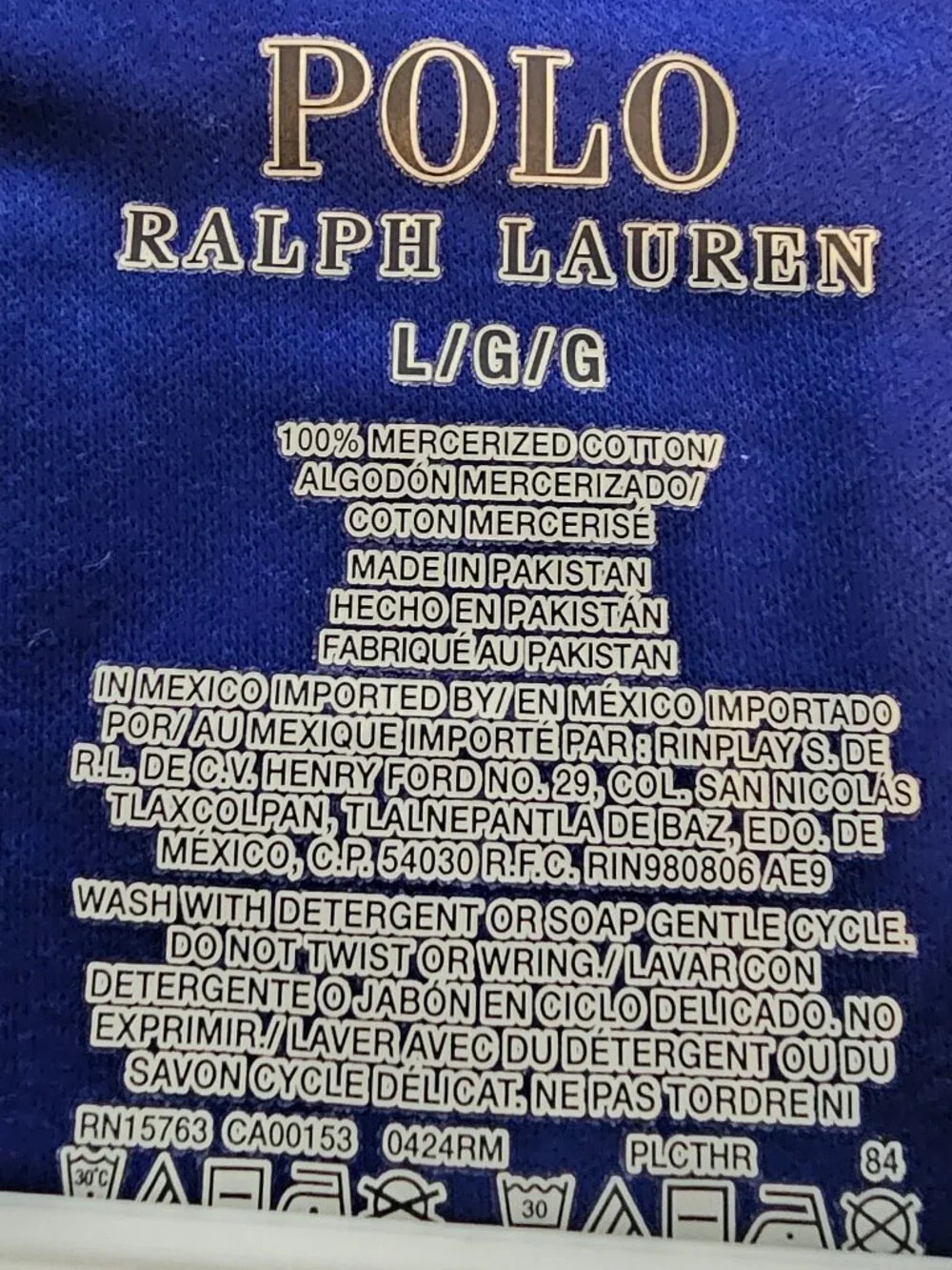 Polo Ralph Lauren new tags