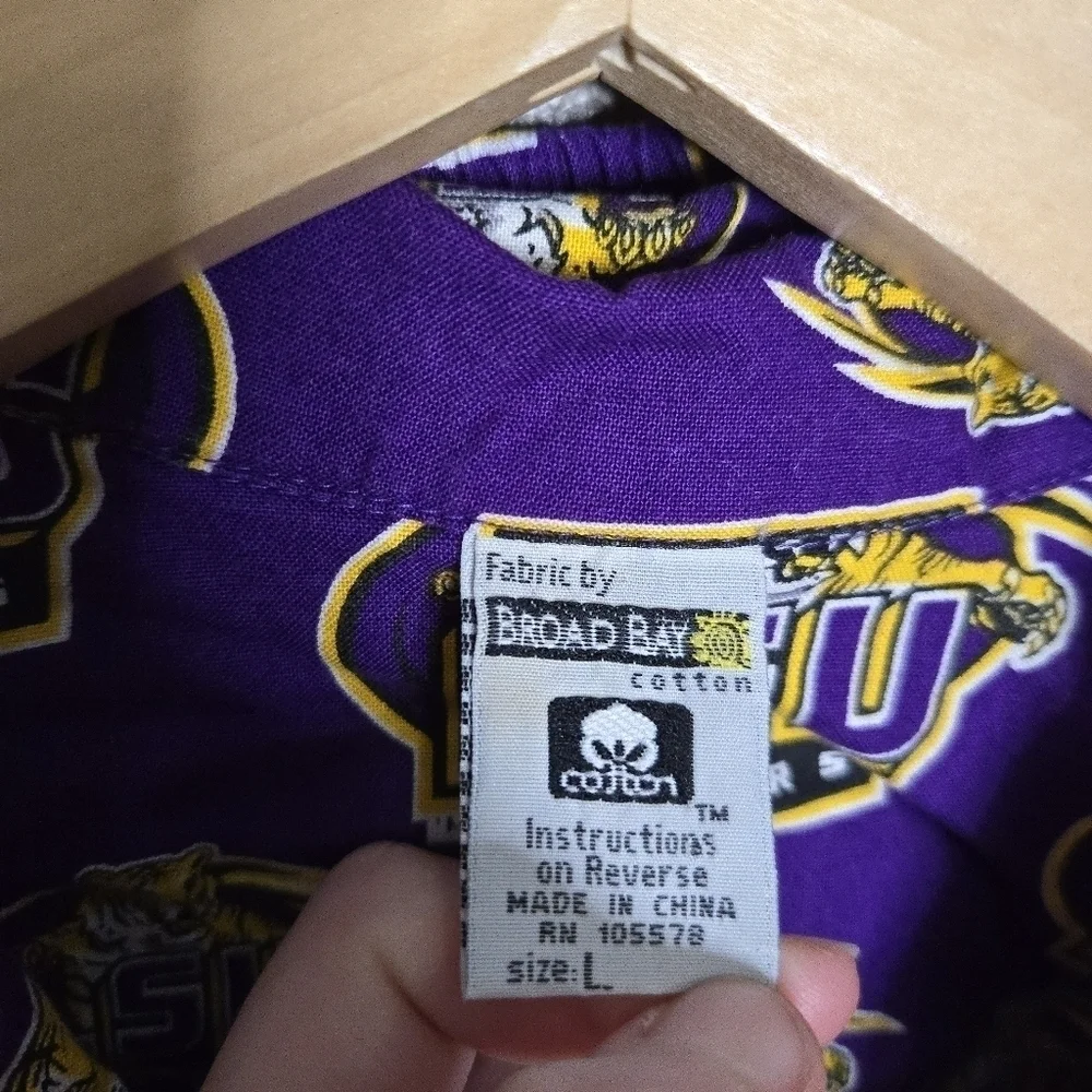 Broad Bay LSU Louisiana State University Cotton Mens Pajama Set