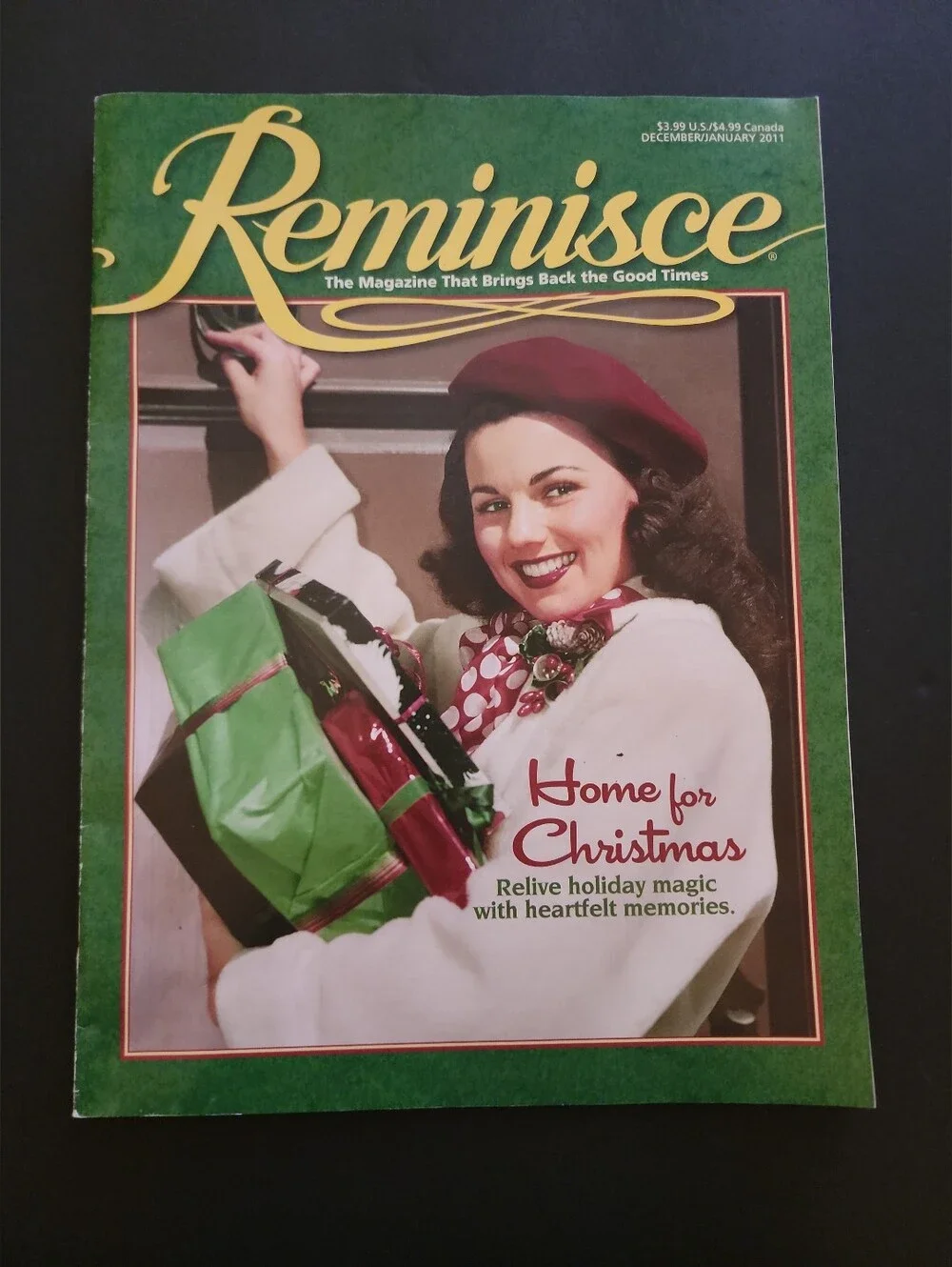 Reminisce Magazine, Lots Of Inserts, Xmas December, January 2011 Used Good