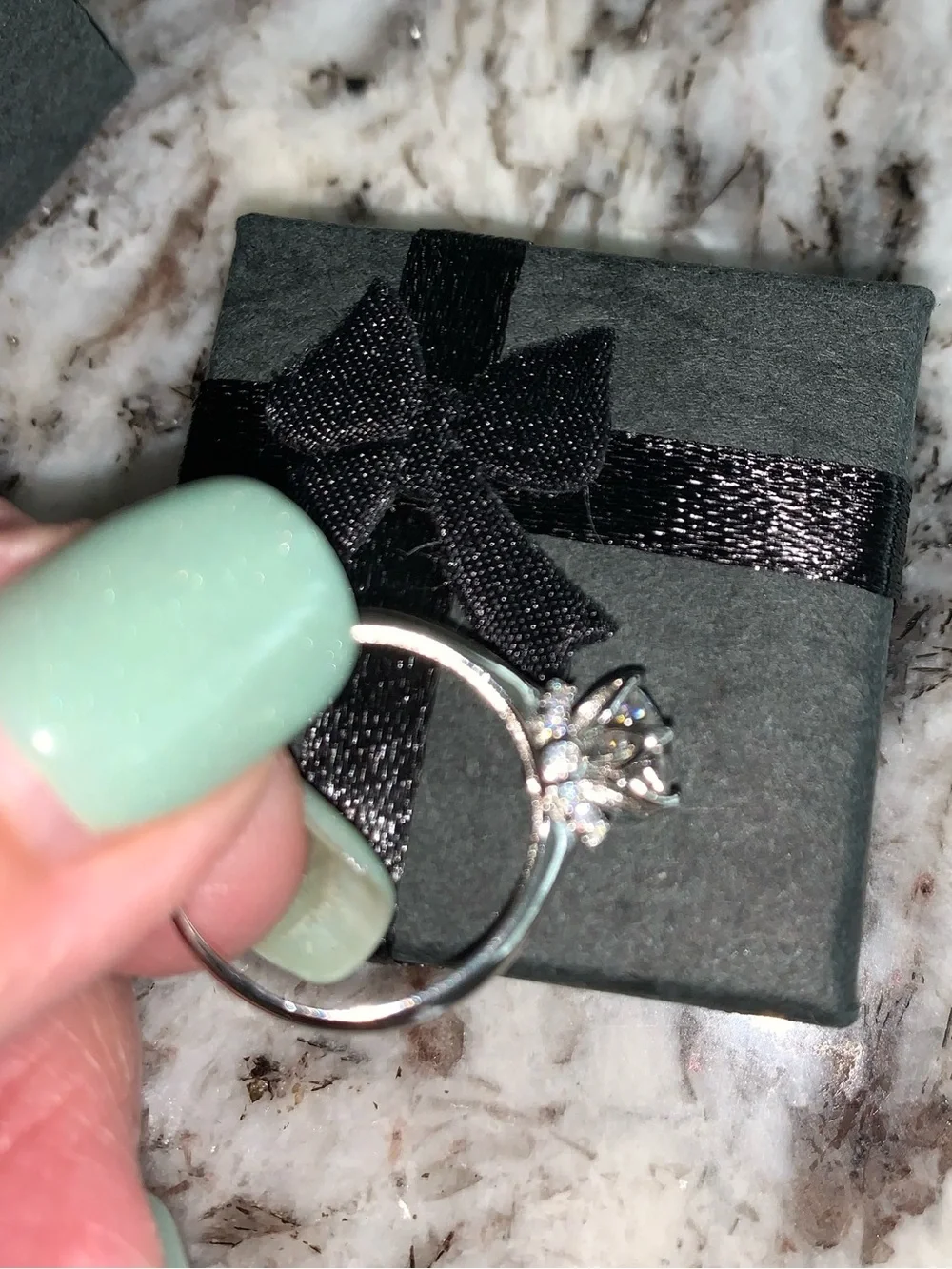 Moissanite this ring
