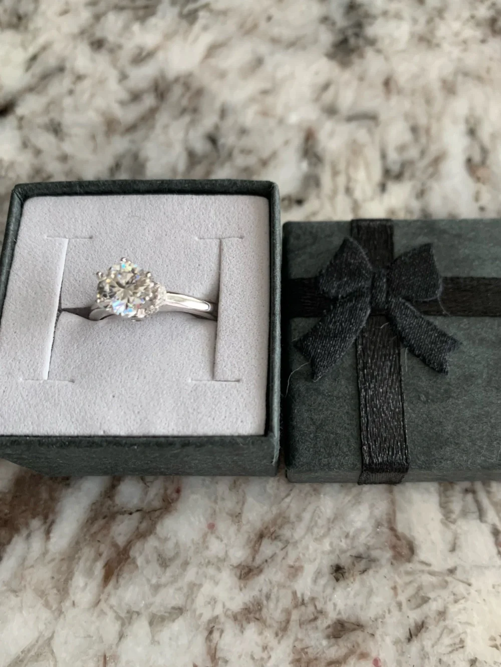 Moissanite this ring