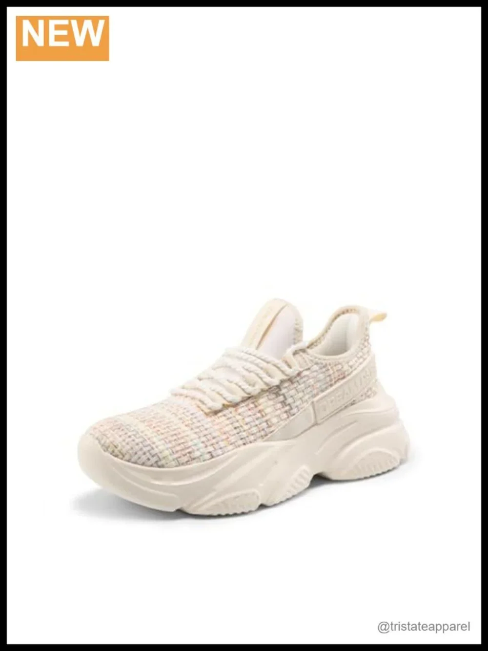 Women's Platform Chunky Sneakers Slip On Walking Shoes Lightweight Knit
