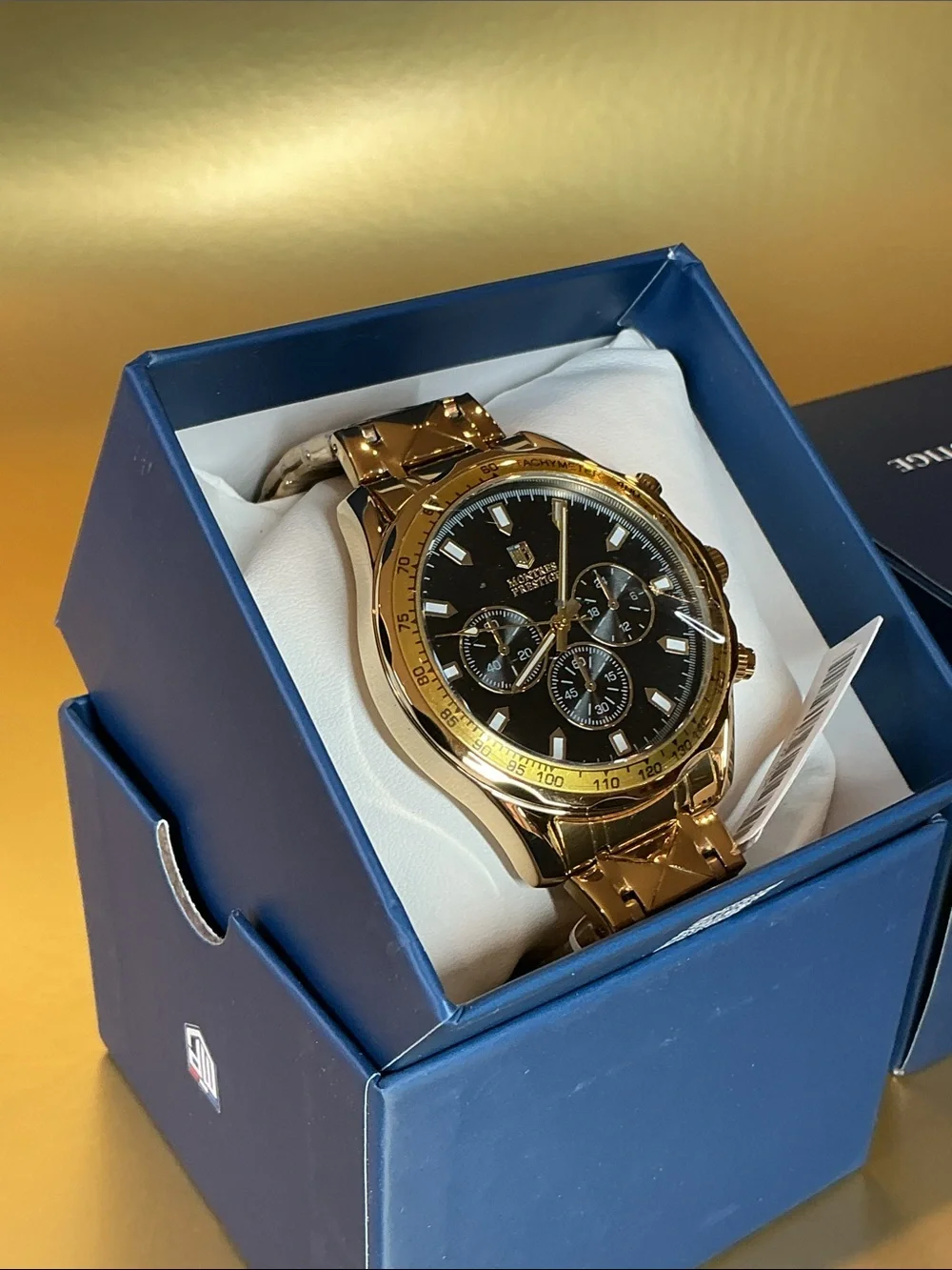 Montres Prestige Men's Watch - 44mm, Gold (MPW-0334)
