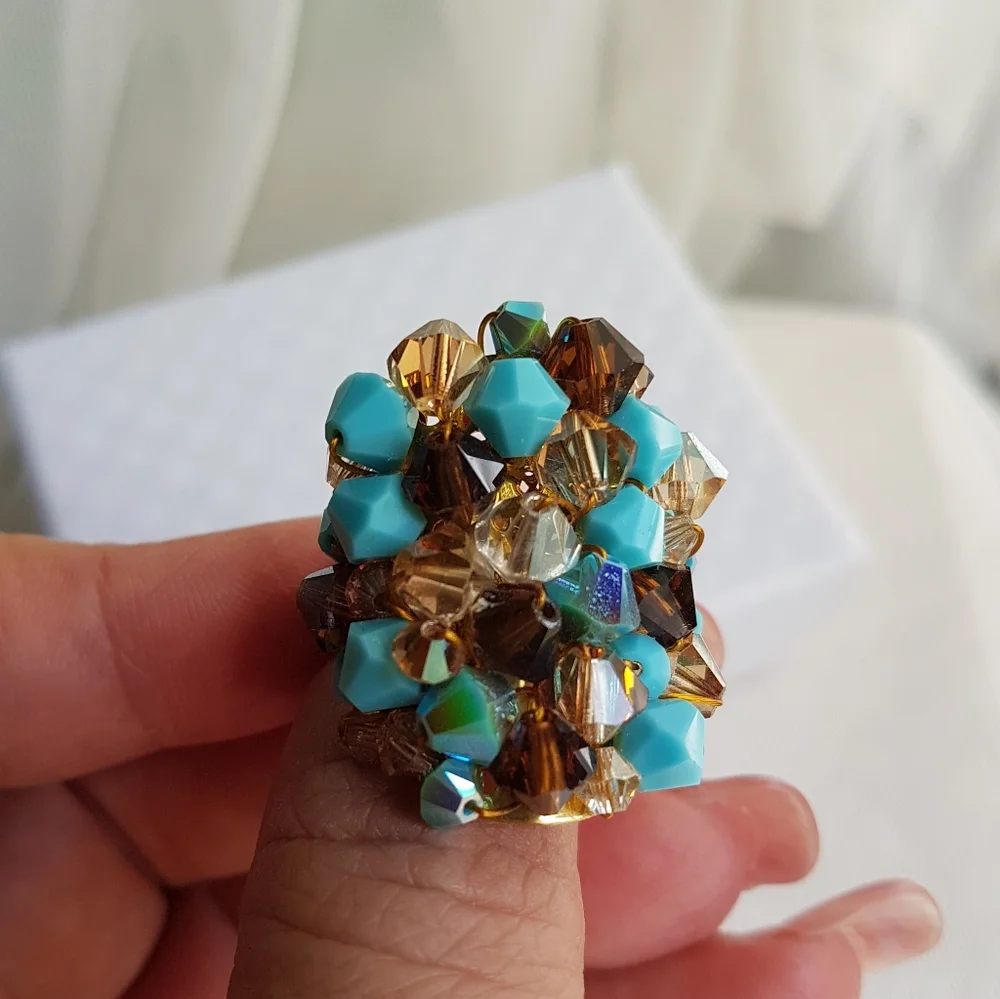 Swarovski statement ring