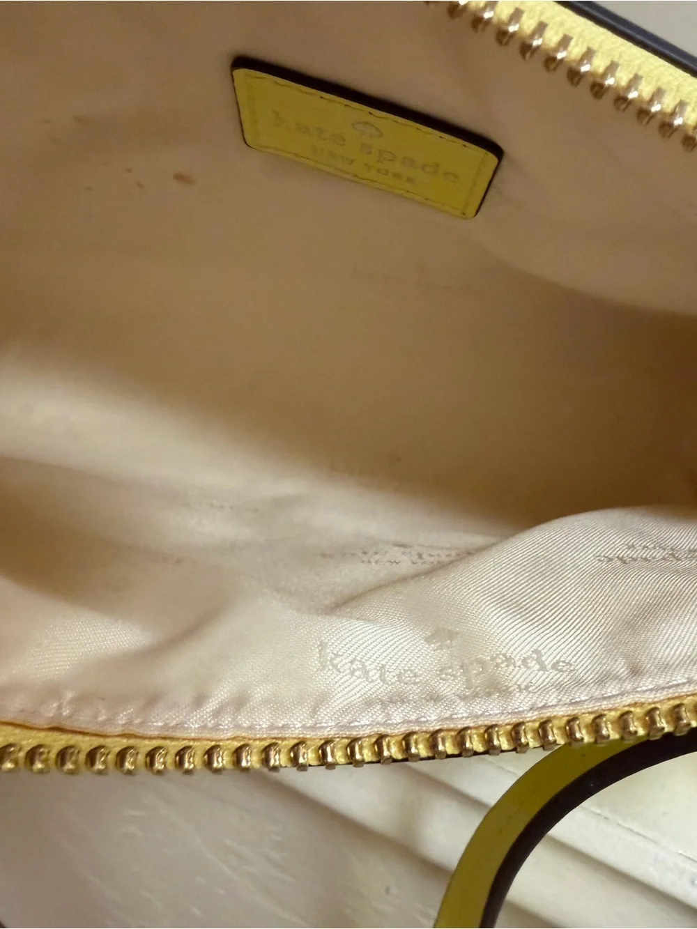 kate spade bright yellow