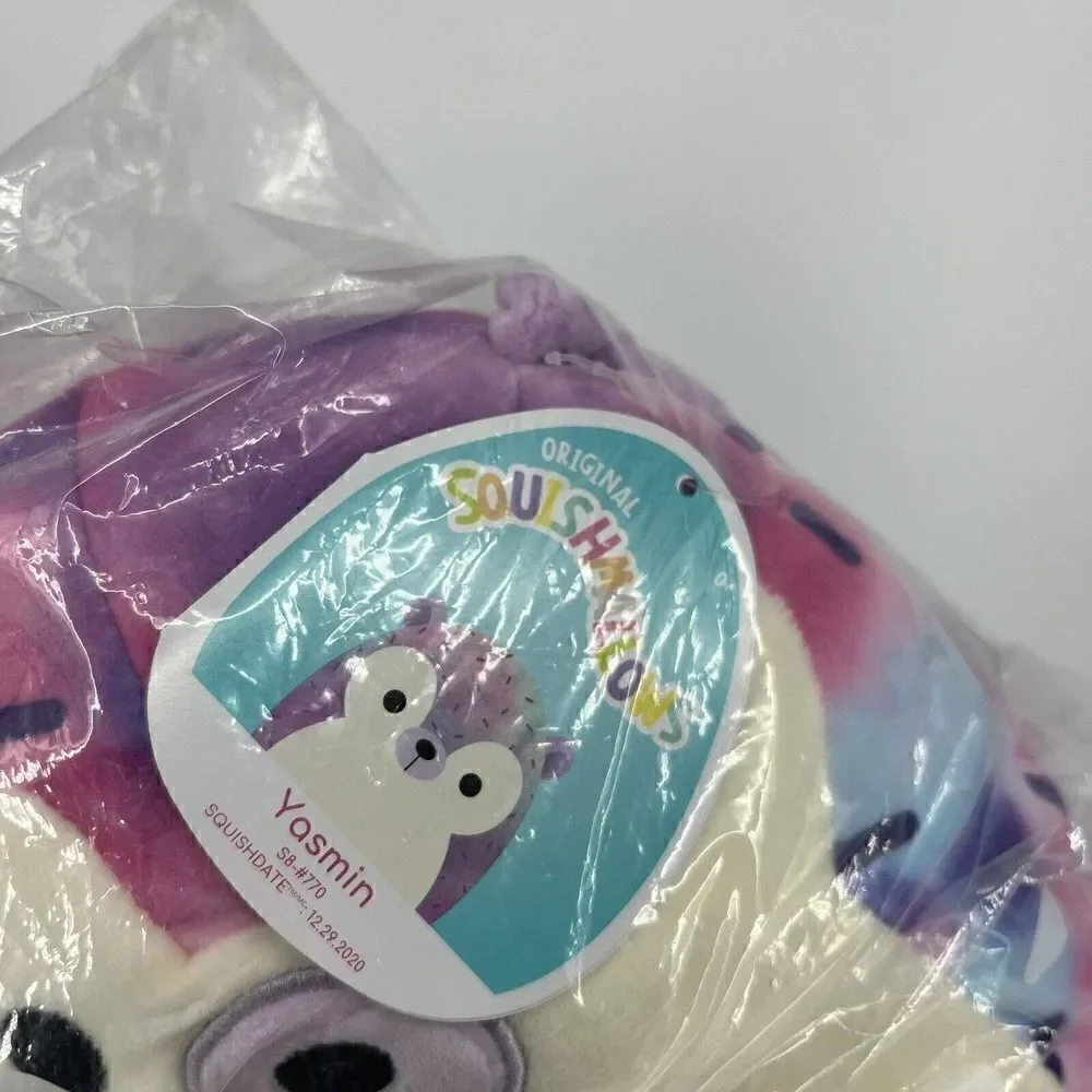 Squishmallows tags pink toy
