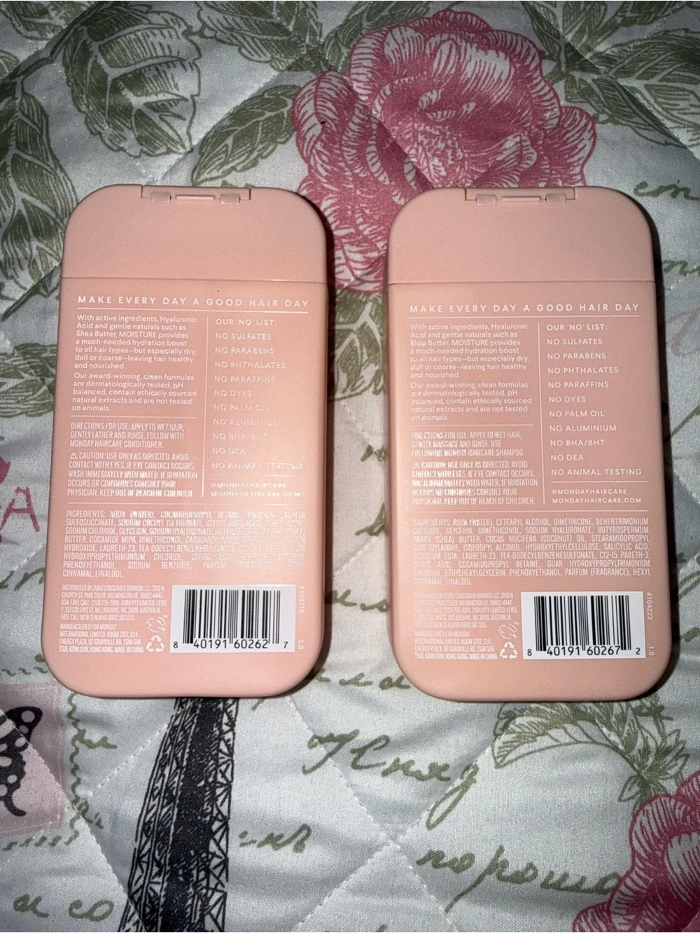Monday Hair Care moisture shampoo