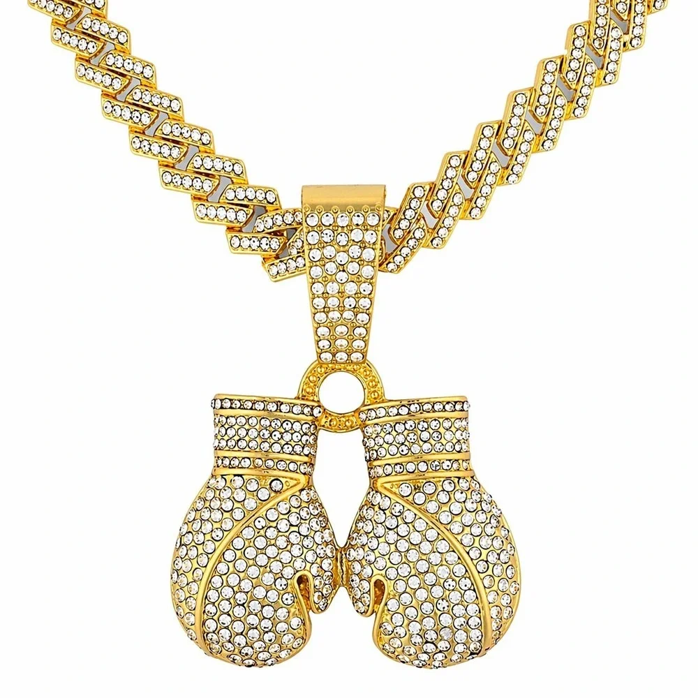 NEW Invicta Elements TKO Iced Out Pendant & 21.65
