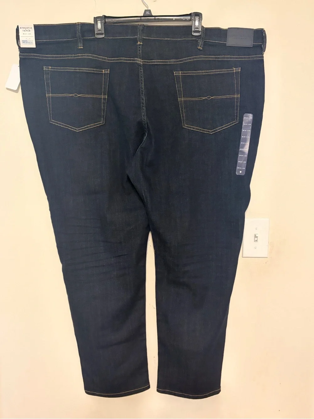 New NWT Lucky Brand Mens Athletic Taper Medium Wash Jeans 54 Waist 54x32‎