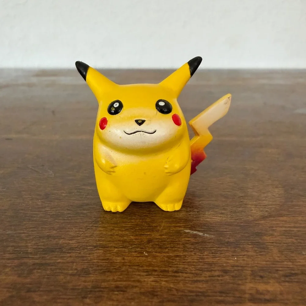 Pikachu Mini Action Figure Vinyl PVC Pencil Topper Pokémon 1999 Nintendo 90s‎