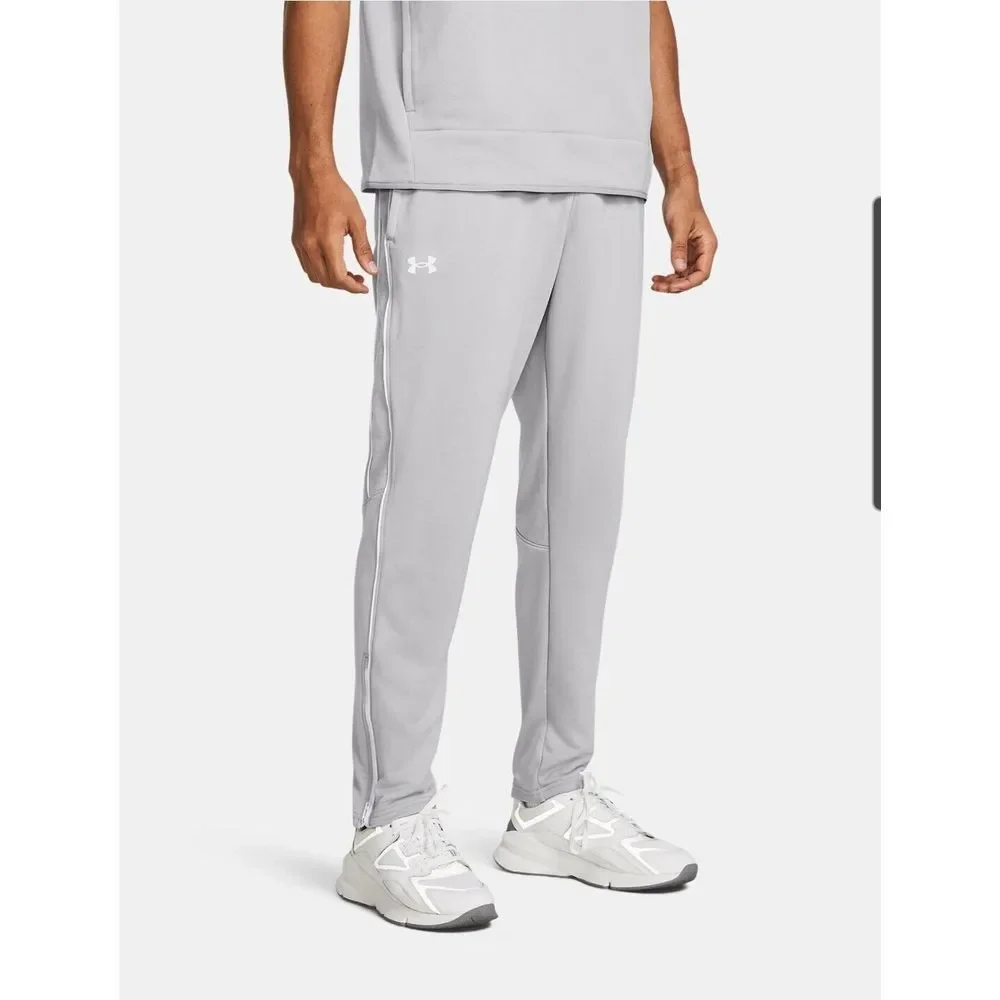 Under Armour UA Command Warm-Up Pants‎ Gray White Men's Size 4XL 1360715-011 New