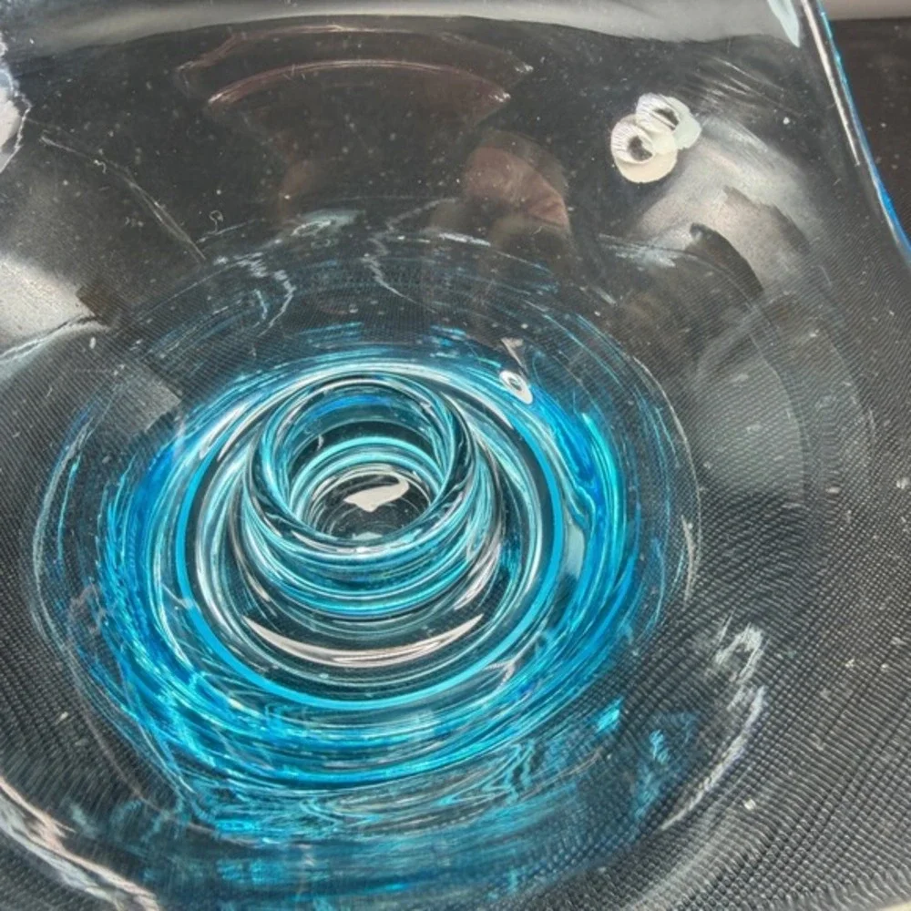 vintage decor vibrant blue