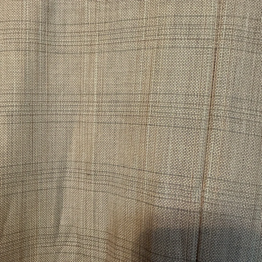 Ermenegildo Zegna Rayon‎ Sports Jacket Blazer Size 52  IT 40R Large Stripes Tan