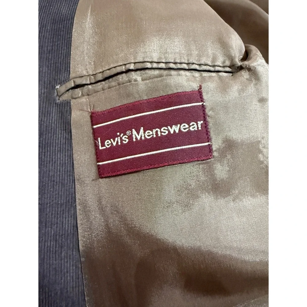 Levi's Corduroy Med Blazer‎ Jacket Elbow Patches Professional Academia Preppy