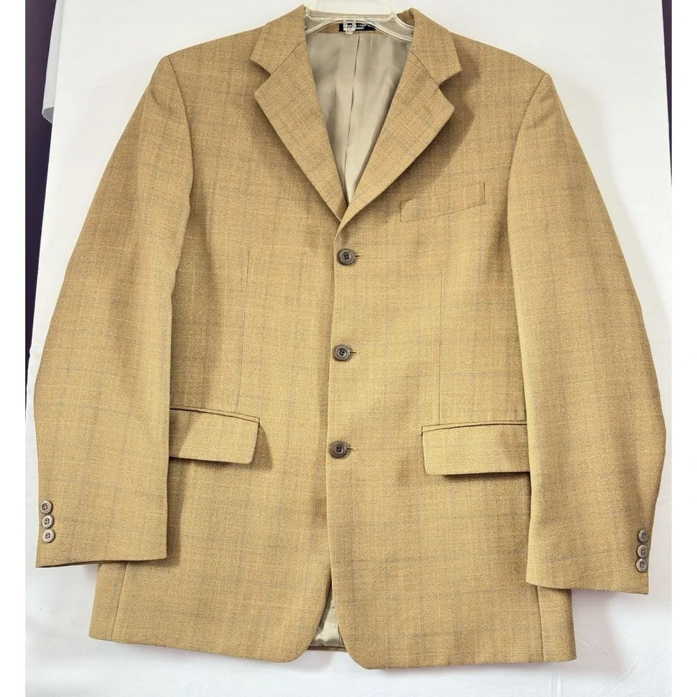 Como Milano Collection Carmel Plaid‎ 3 button Lightweight Sport Coat