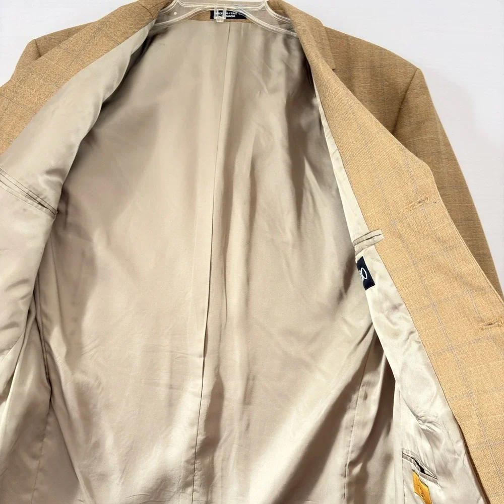 Como Milano Collection Carmel Plaid‎ 3 button Lightweight Sport Coat