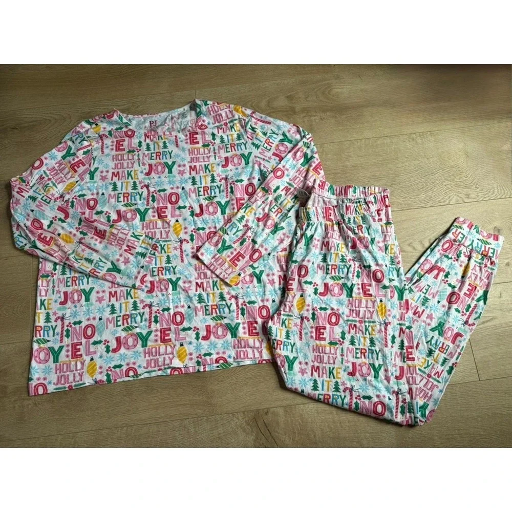 The Children's Place Unisex Family Matching Festive Christmas PJ Set ADULT XL