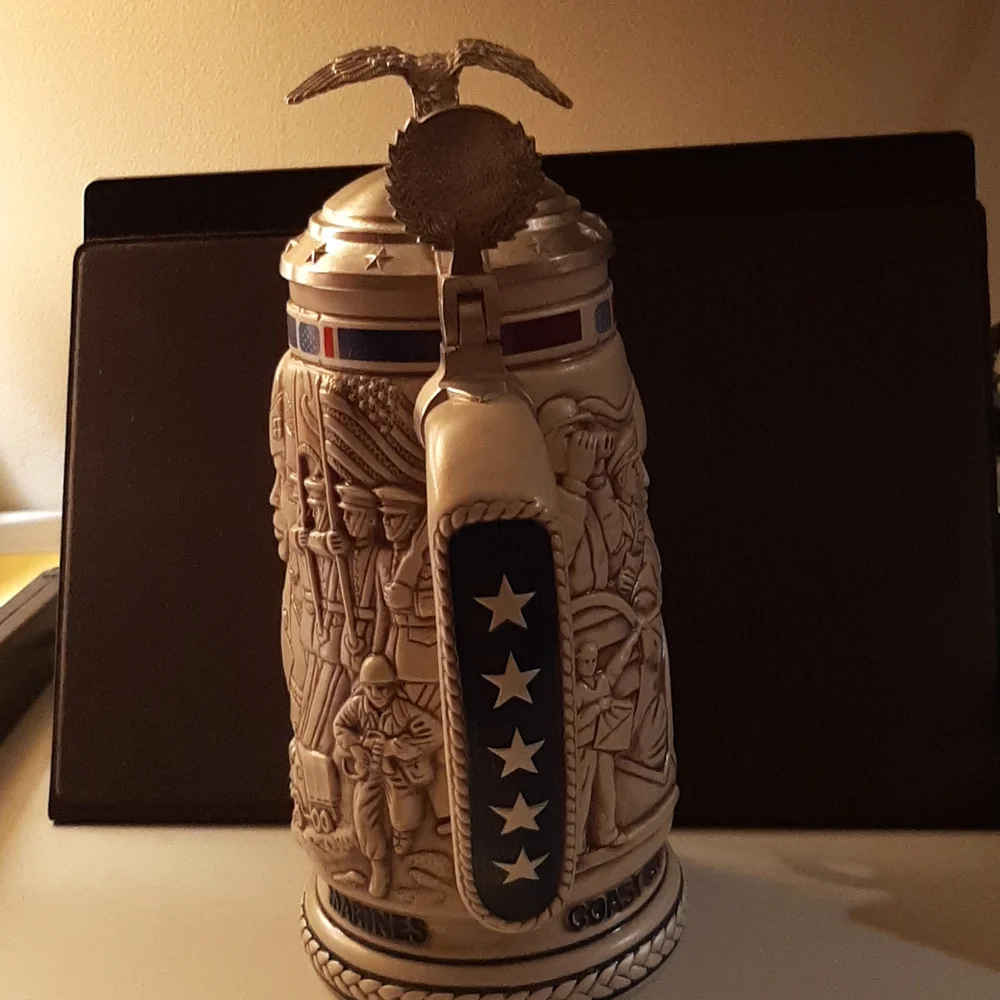 Avon Tribute to the American Armed Forces Stein