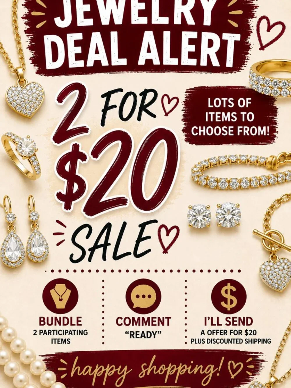 Unbranded heart stud
