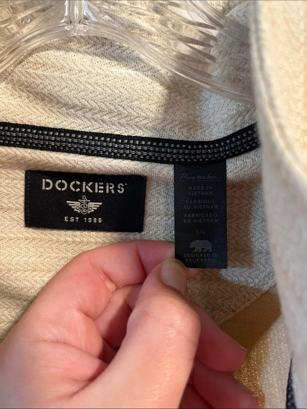 Dockers oatmeal colored