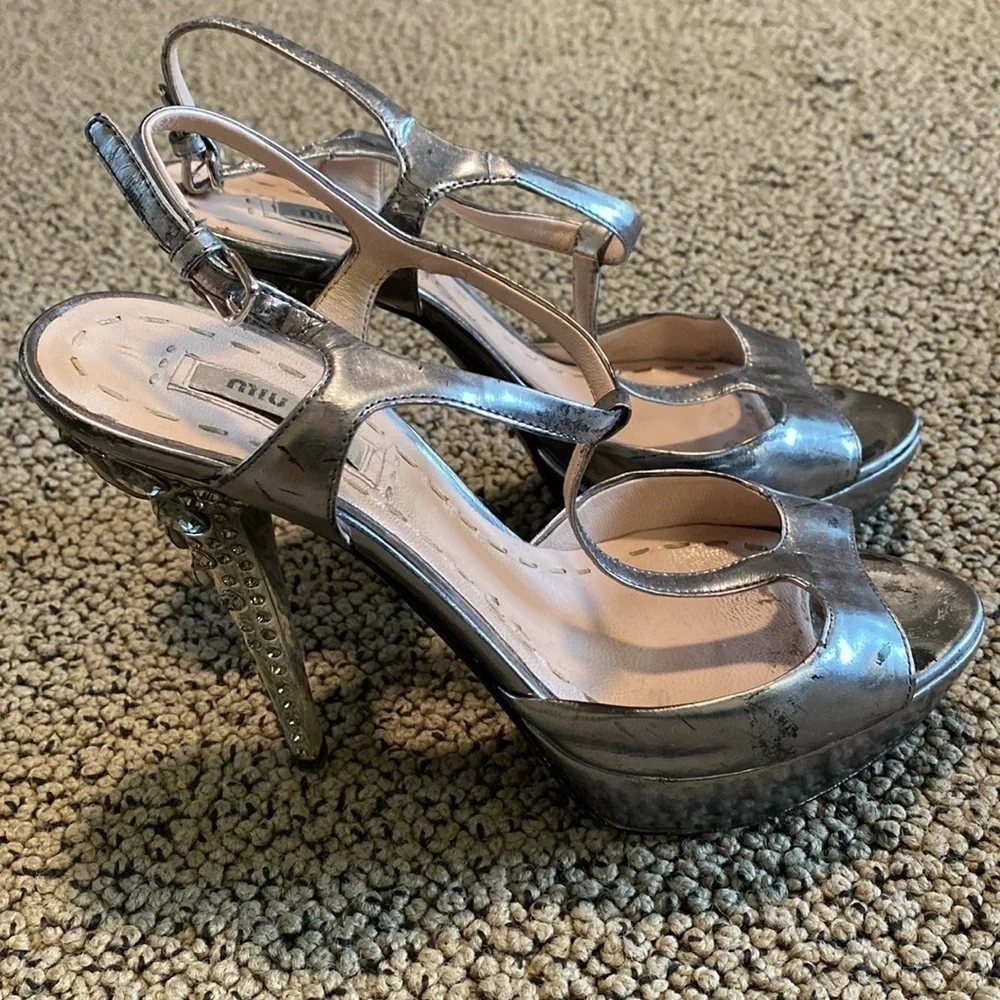 Miu Miu heels both