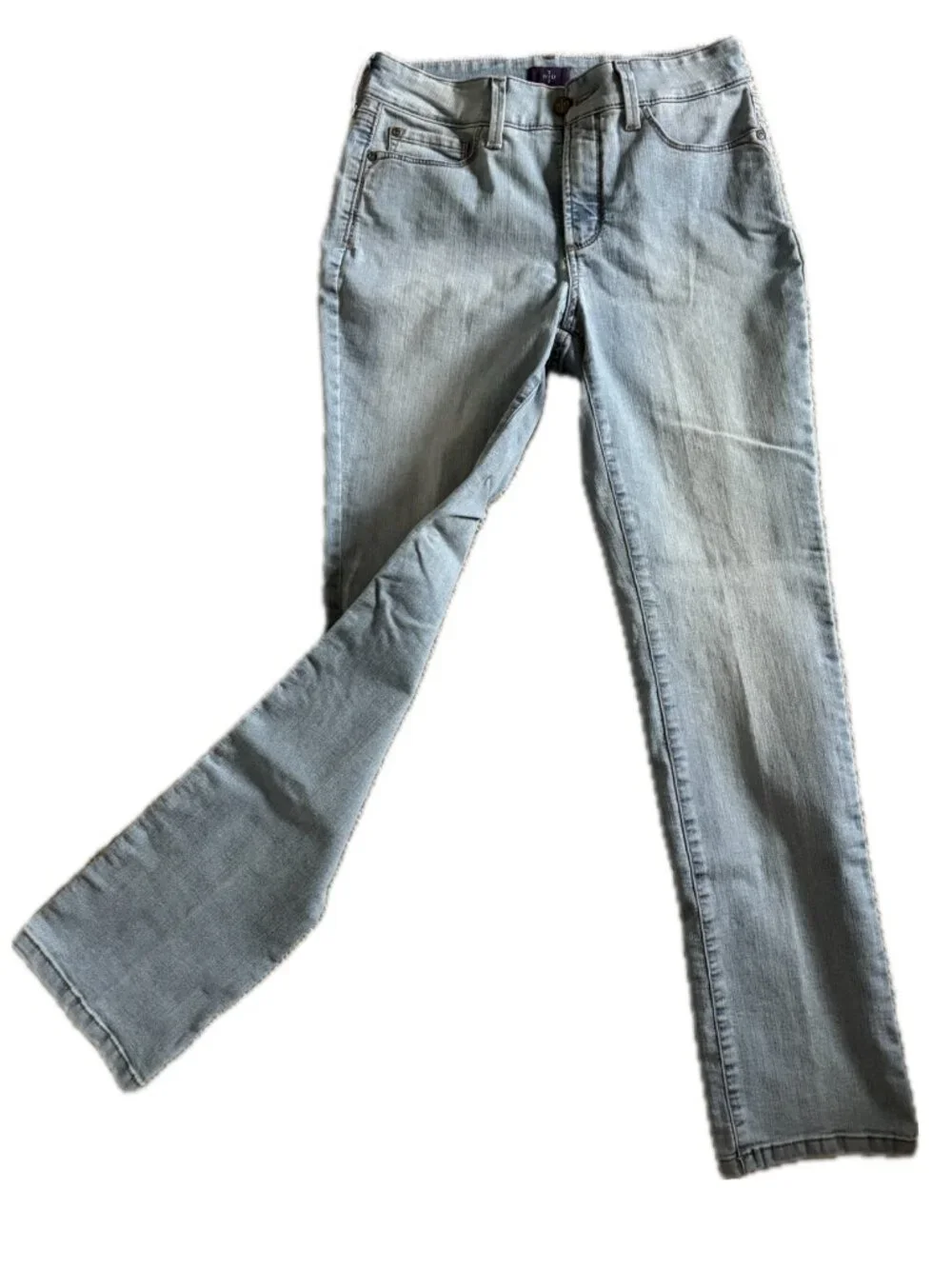 Blue Jeans Light Wash NYDJ Sz 6 Skinny Not Your Daughters Jeans