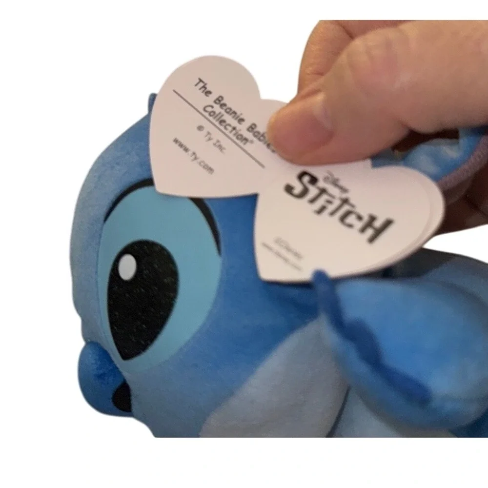 Disney Stitch Beanie Babies Plush Toy Blue Alien‎ Character Collectible