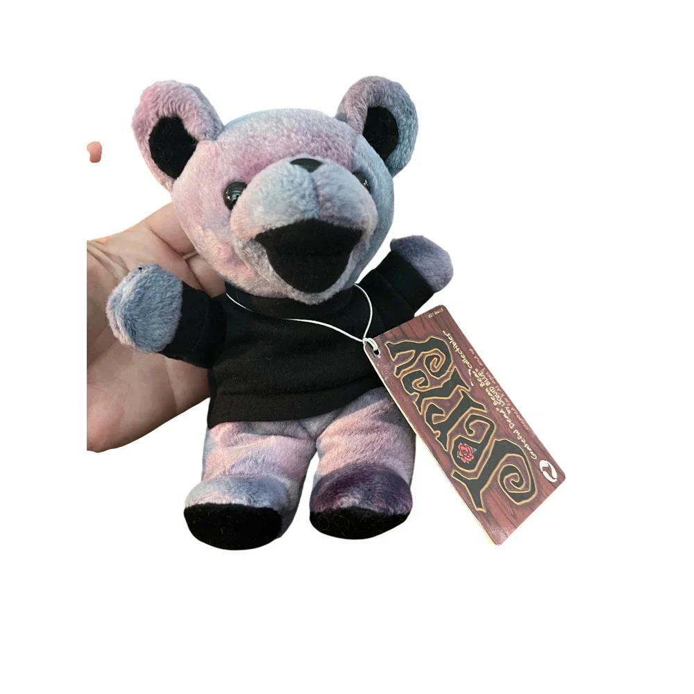 Grateful‎ Dead Jerry Bear Plush Liquid Blue Purple Tie Dye Collectible with Tags