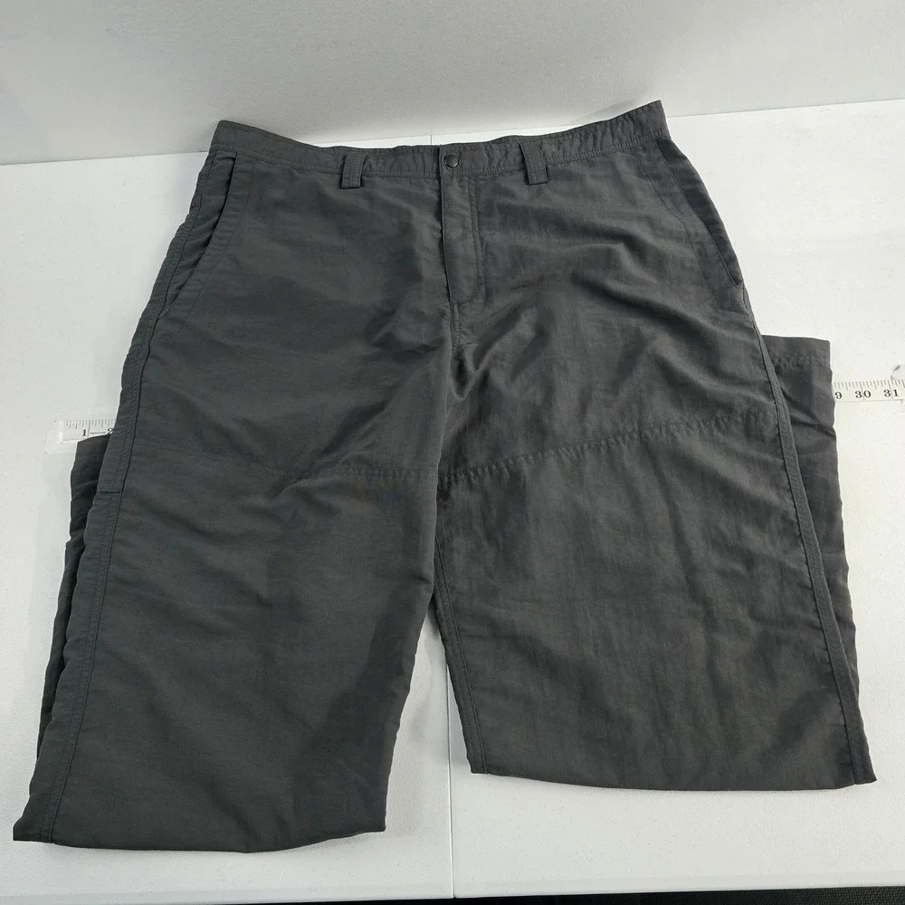 The North Face Mens Nylon Hiking Pants Outdoors‎ Gray Size 40